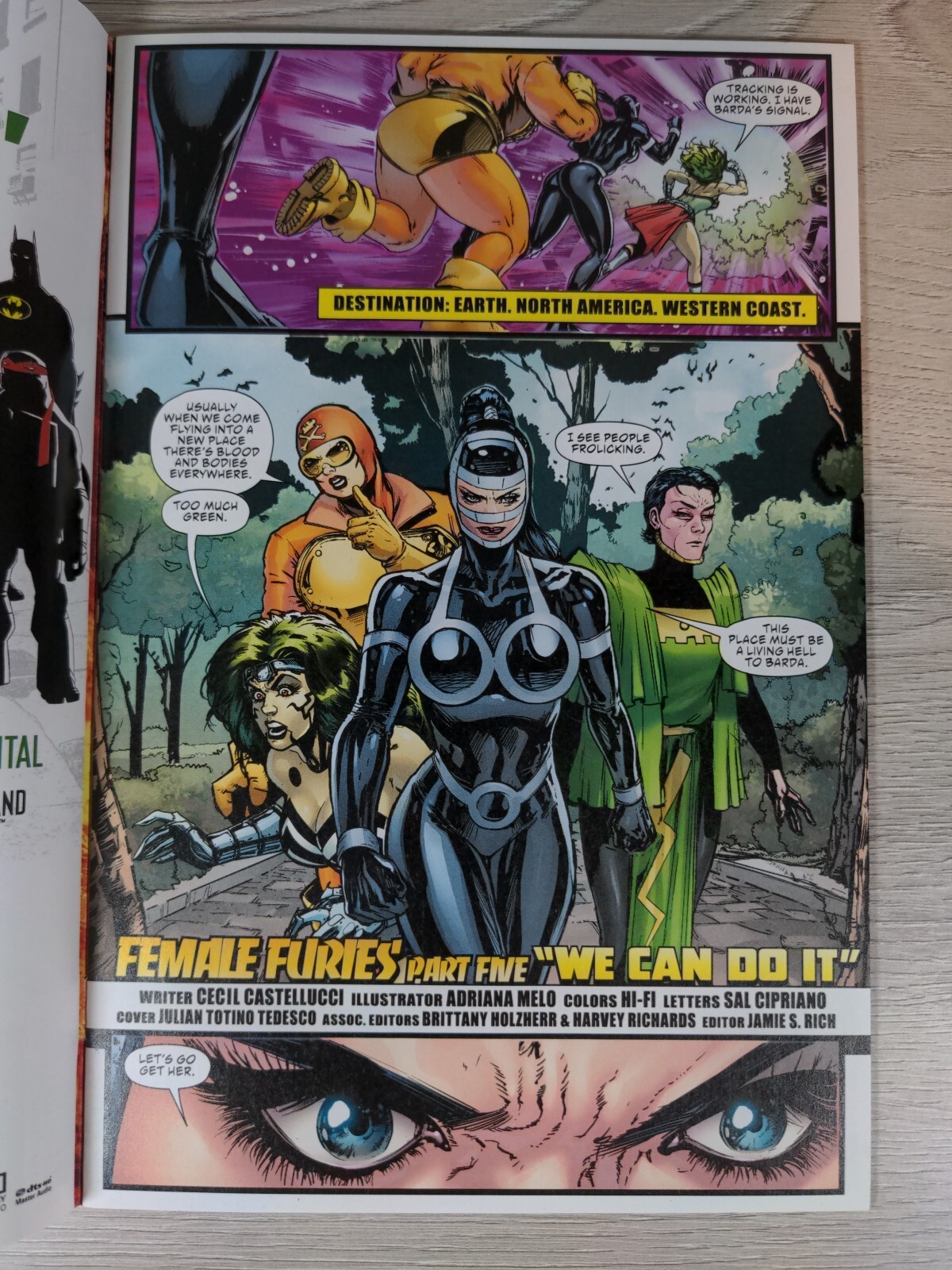 DC Universe: Female Furies Comic Issue Number 5 Barda’s Betrayal! 2019