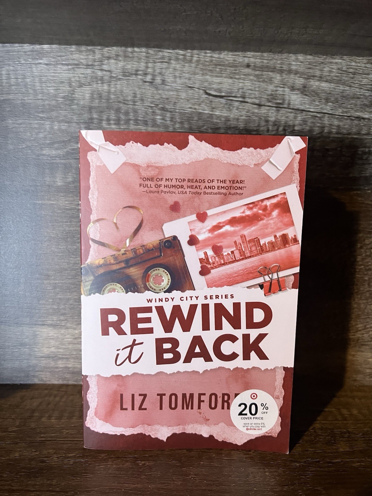 Rewind it Back (Deluxe Edition) Liz Tomforde Red Ombre Sprayed Edges OOP Rare