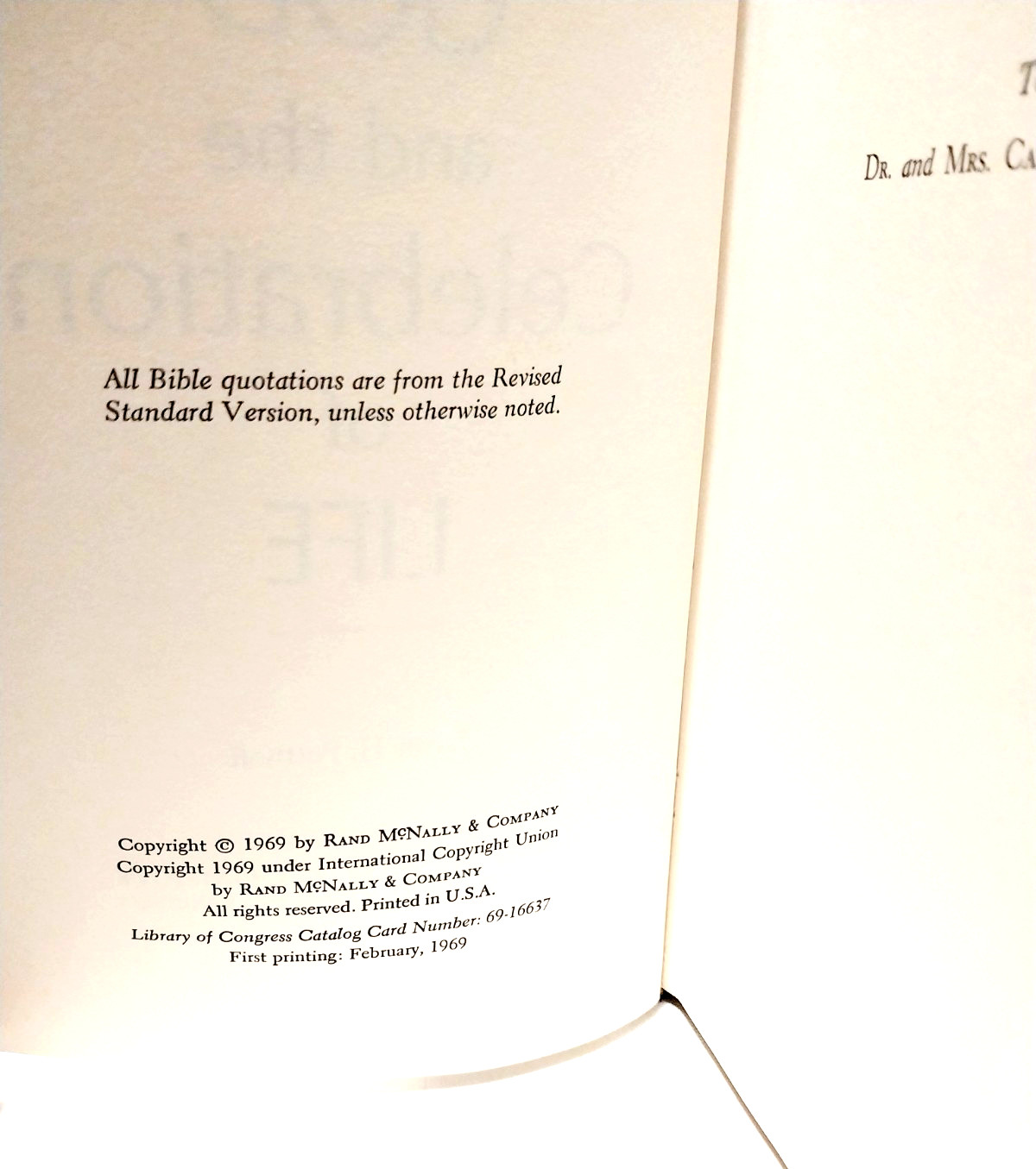 GOD And The CELEBRATION OF LIFE / SIGNED BY AUTHOR! – Harvey H. Potthoff HC w/DJ