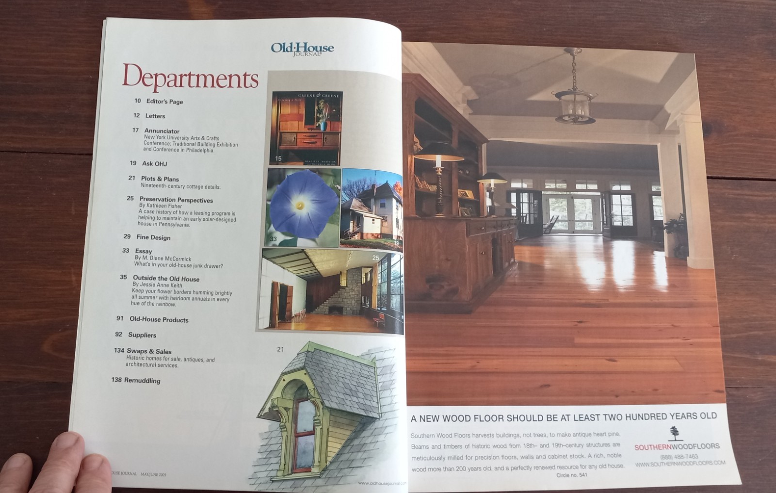 Old House Journal Magazine June 2005 EXCELLENT Condition 138 pages