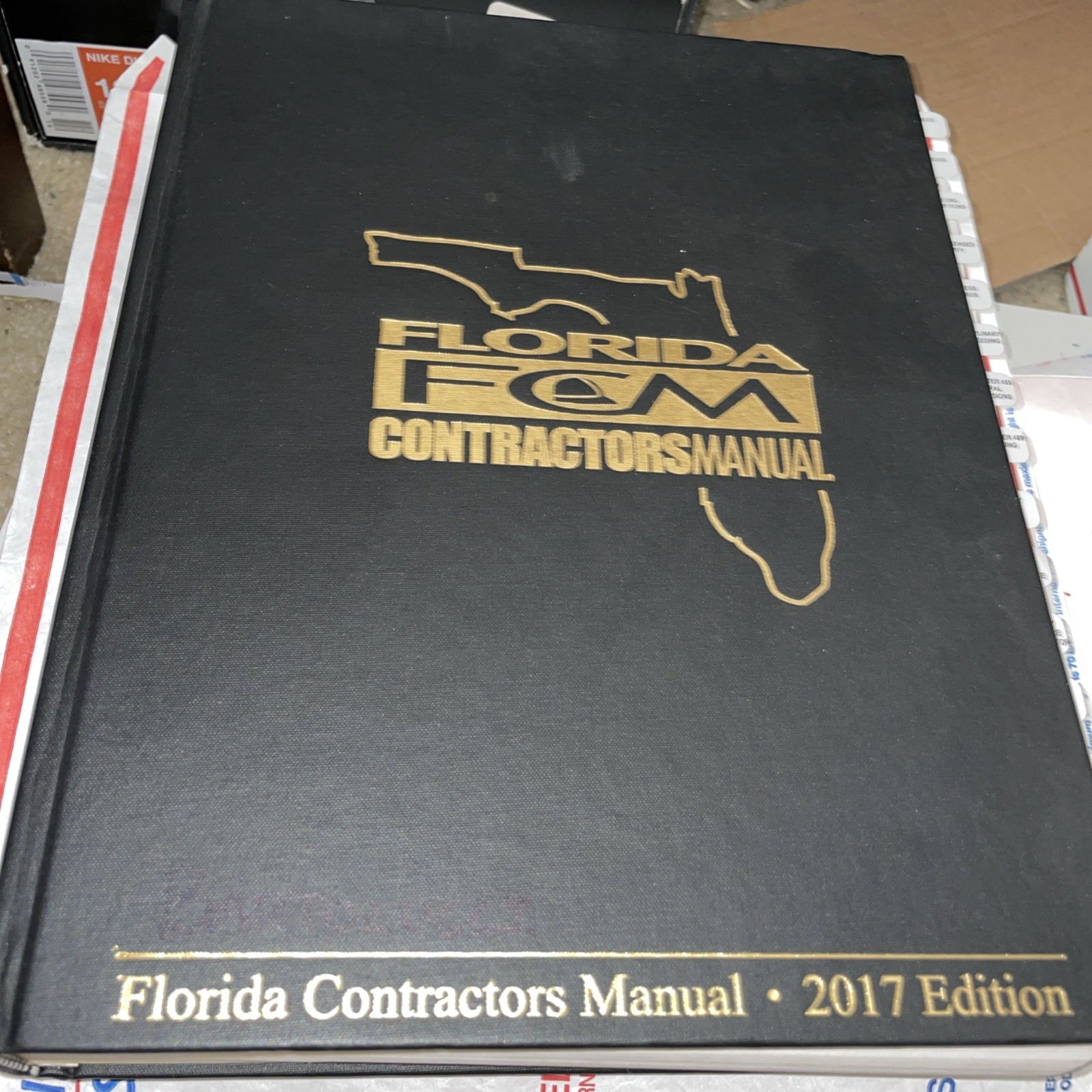 Florida Contractors Manual FCM 2017 Edition W/ Index Tabs HEAVY HARDCOVER BOOK