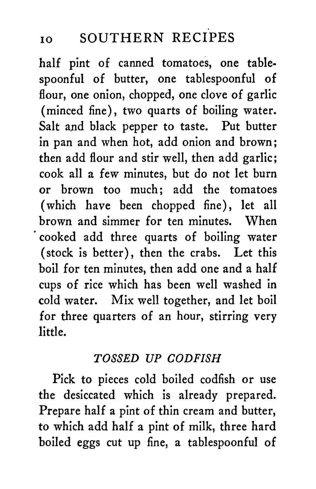 1913 Southern Recipes Tested By Myself Vintage Cook Book 69 Pages