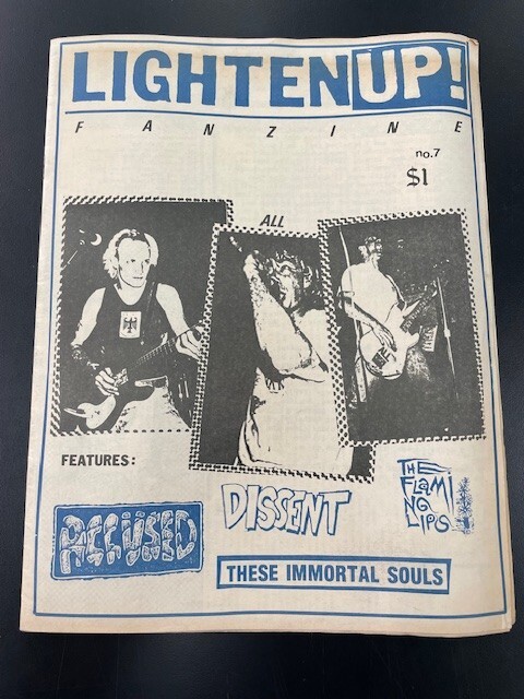 Lighten Up! Fanzine – vintage hardcore music zine – No. 7 – The Flaming Lips