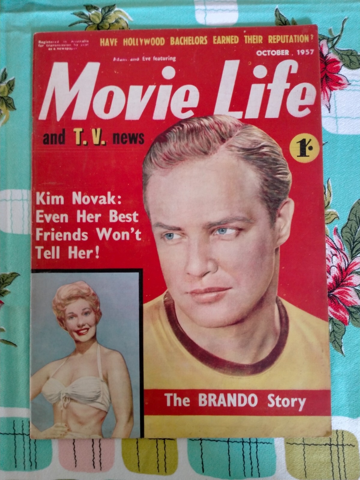 Oz MOVIE LIFE ’57, Marlon Brando, Kim Novak, James MacArthur, Fess Parker