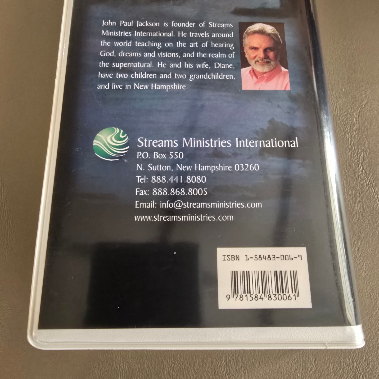 Understanding Dreams & Visions John Paul Jackson 6 Audio Cassette Tape Set