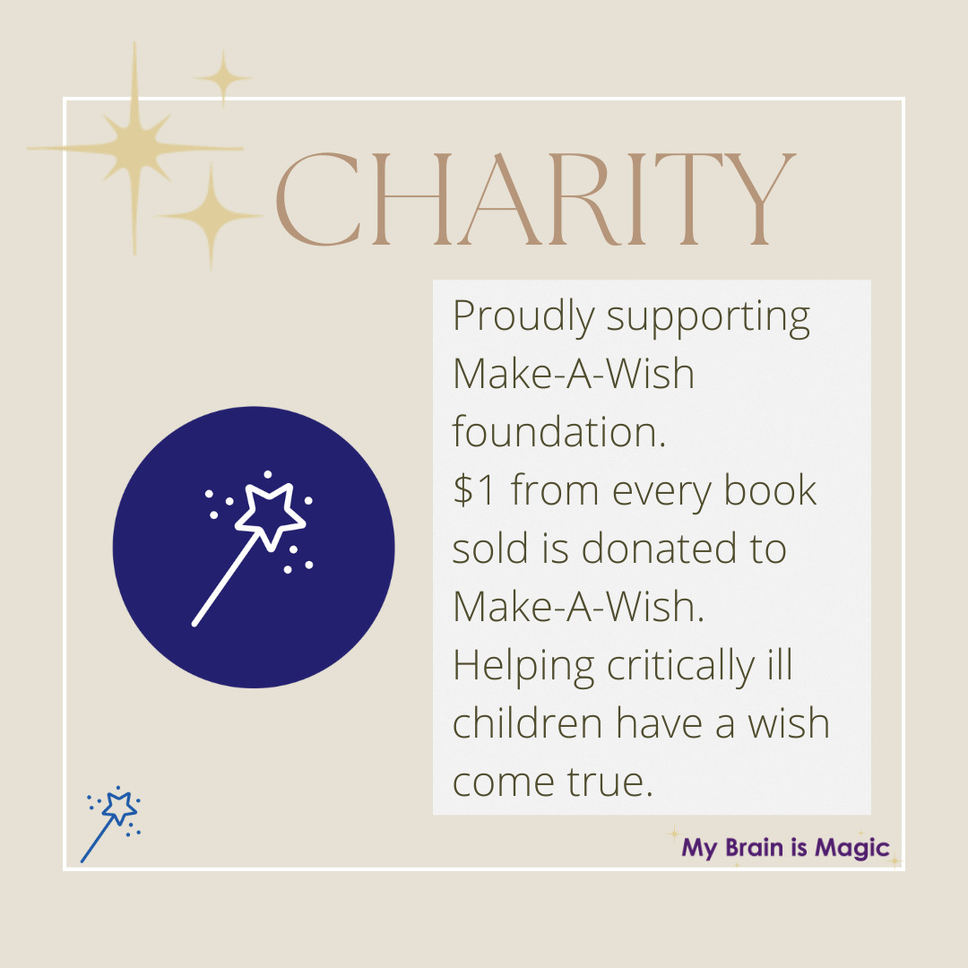 My Brain is Magic. Children’s Book. FREE wishing stone gift included! Pre-order.