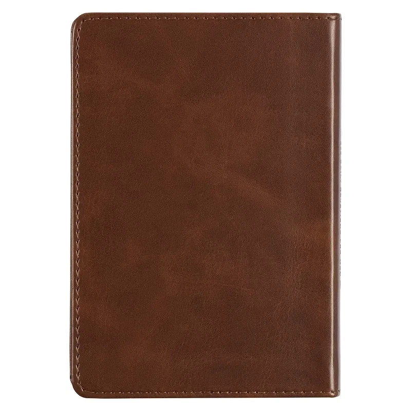 One Minute with God for Men – 365 Devotions (Brown Faux Leather) Fast ship