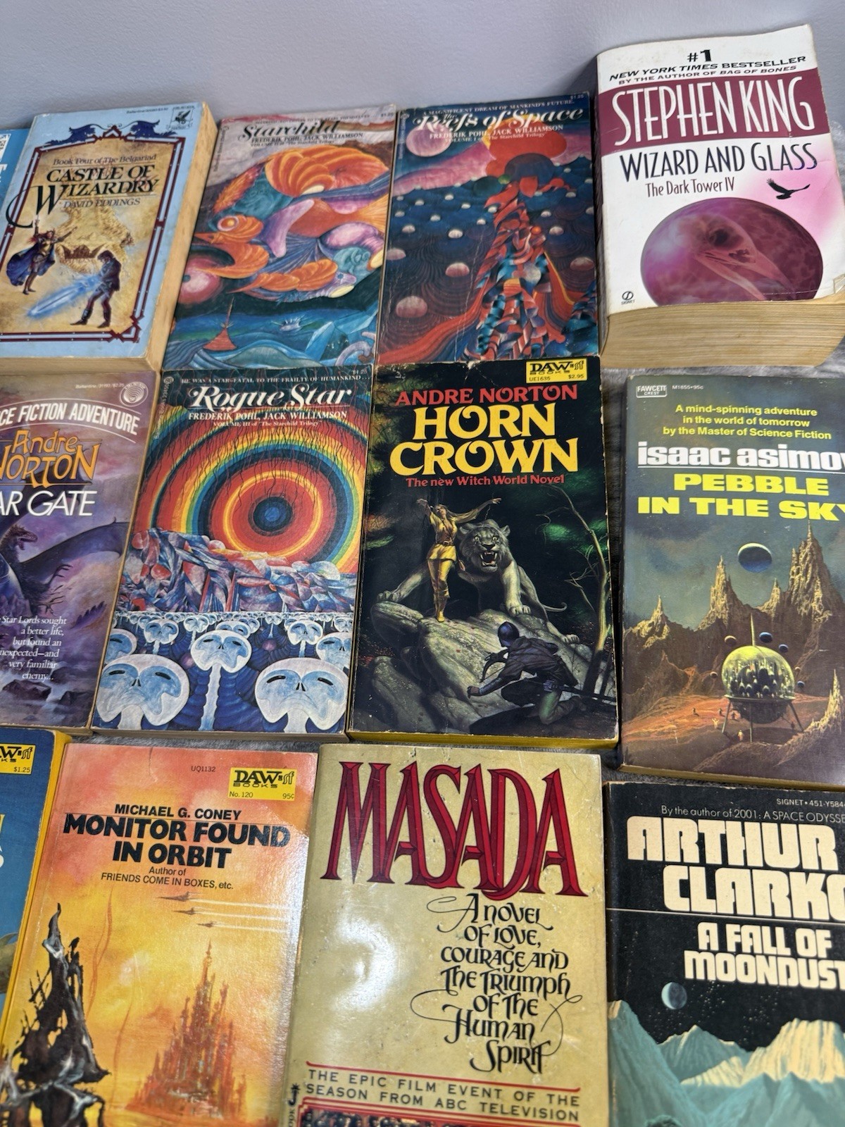 Vintage Sci-Fi & Fantasy Paperback Heinlein, Asimov, Norton, Clarke (40+ Books)
