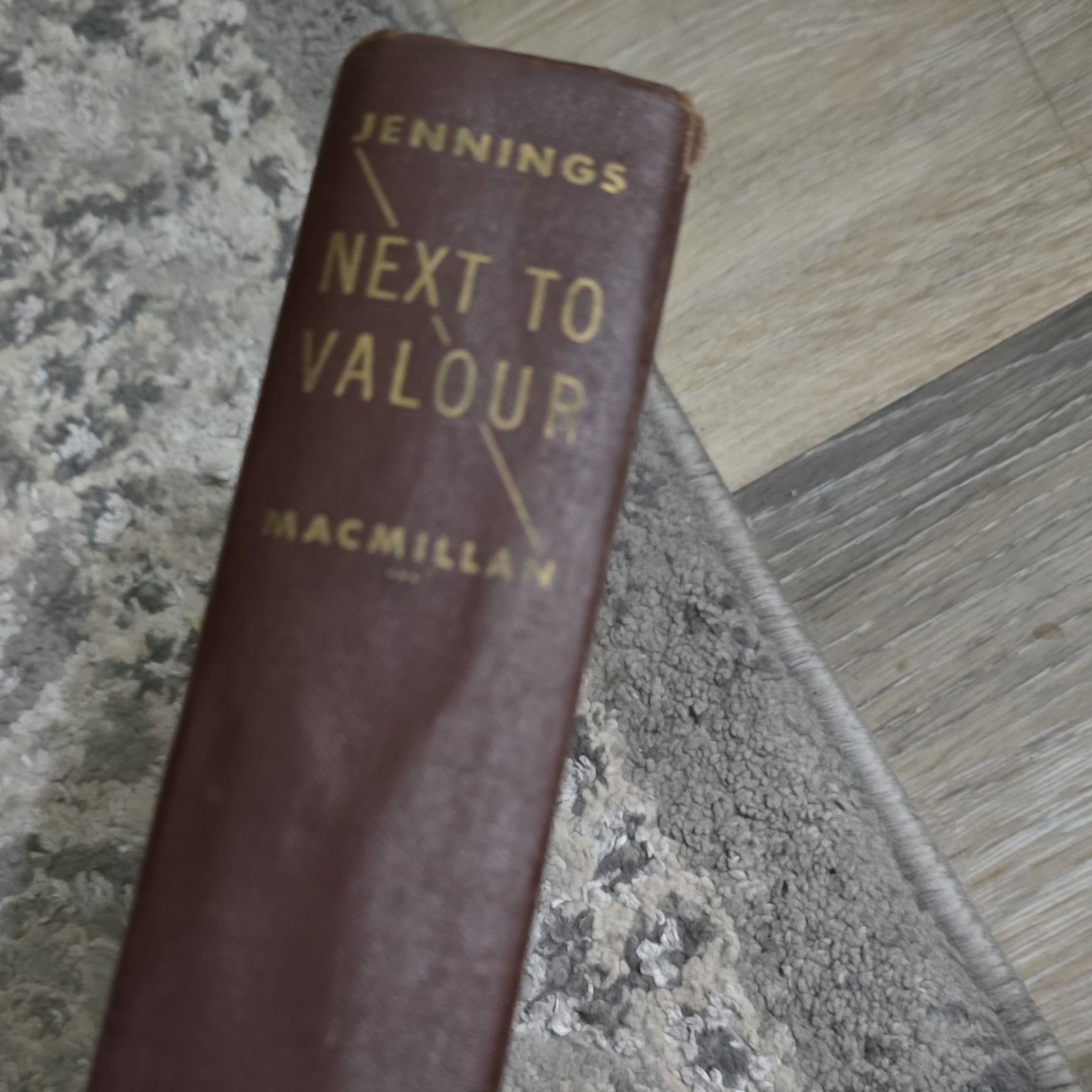 Jennings Next to Valour HC The Macmillan Company Illustrated YA Fiction