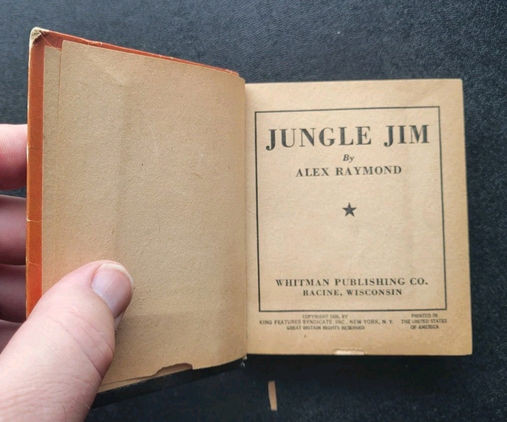 Jungle Jim Big Little Book #1138 Alex Raymond – 1936 – VG