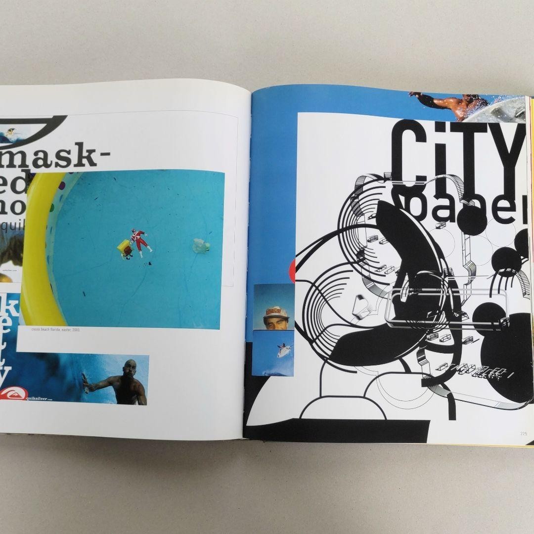 David Carson Graphic Design Collection Book 2003 480 pages From Japan used