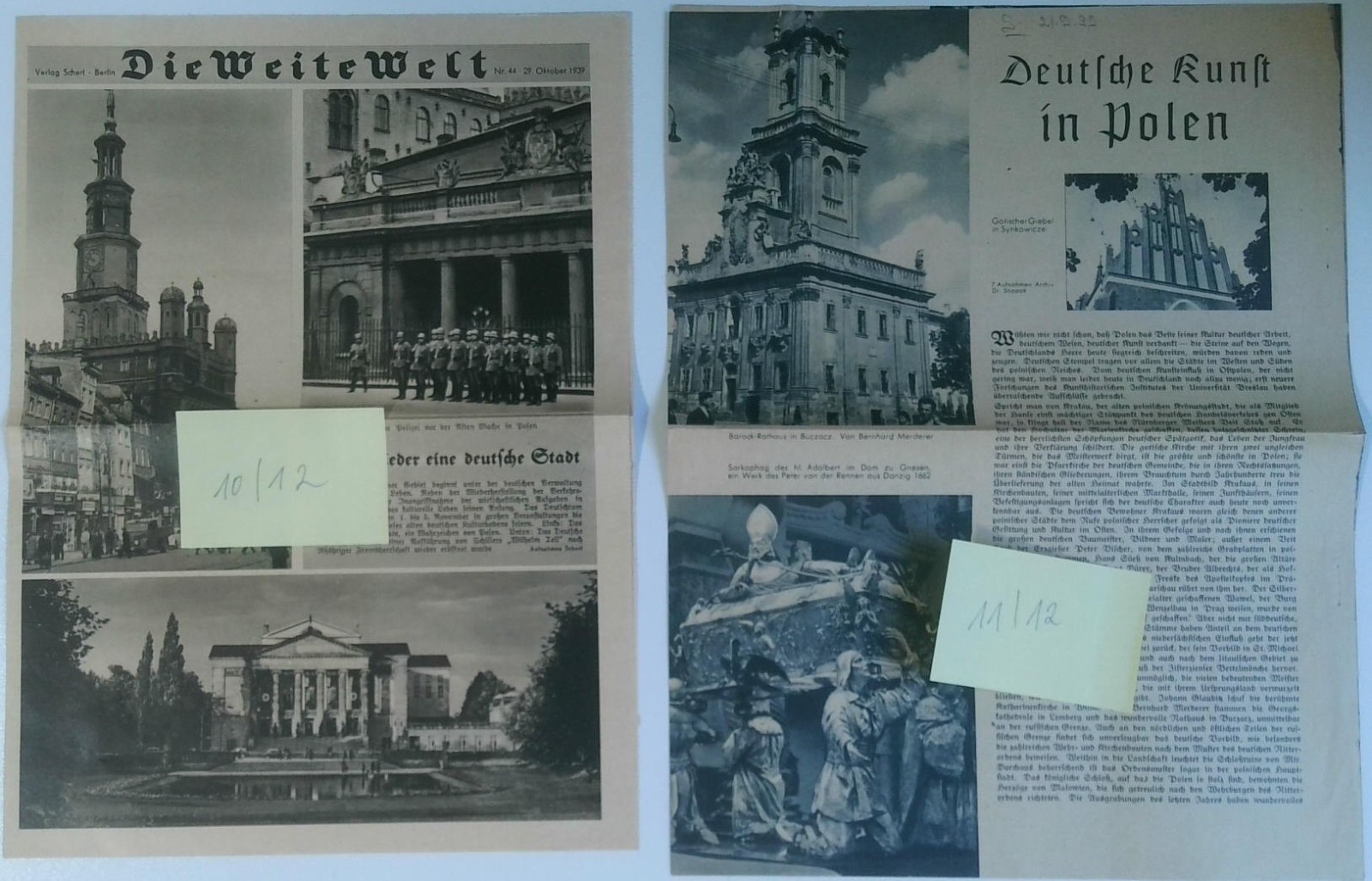 Umfassendes Konglomerat des Bevollmächtigten des Generalgouverneurs ca.1933-1944