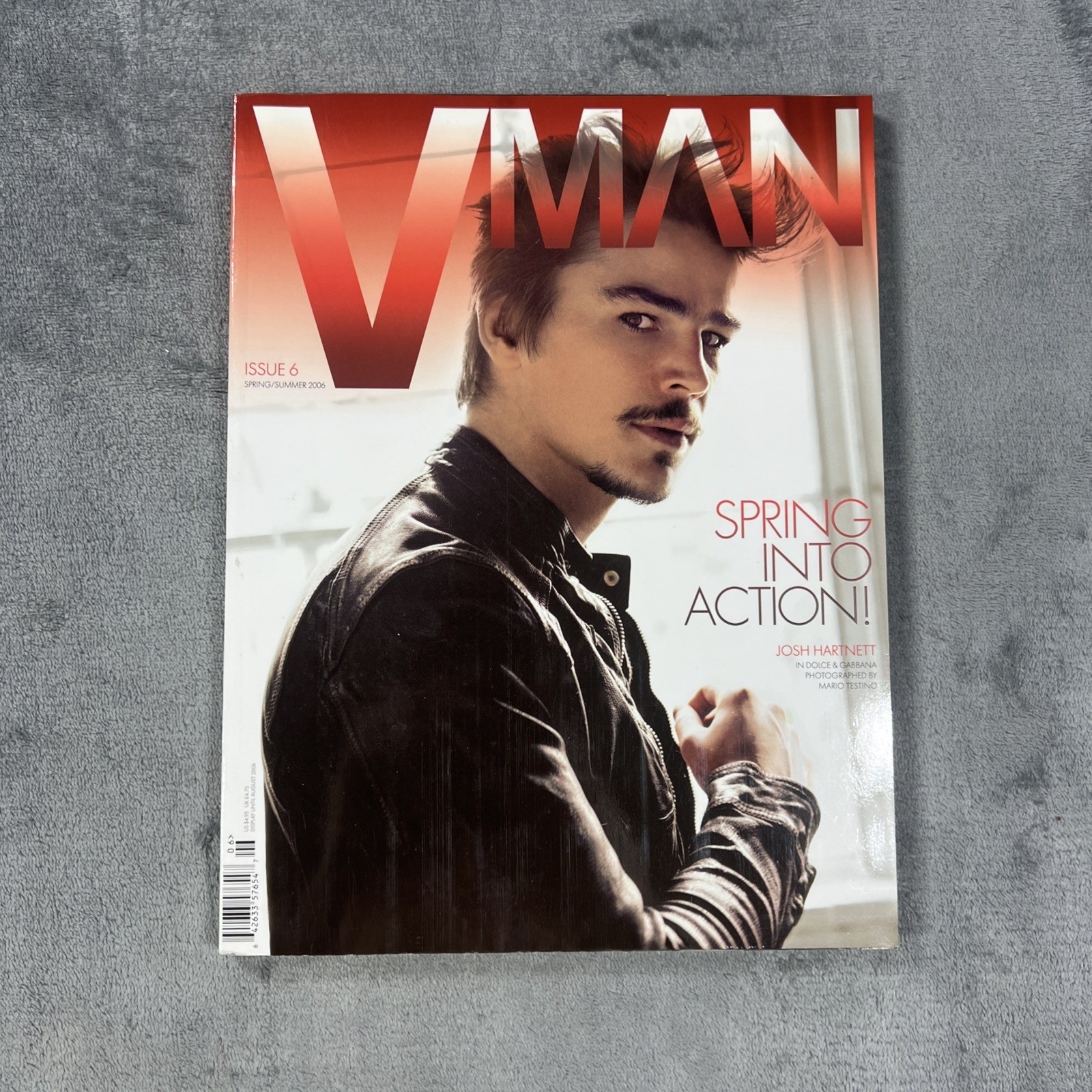 Vintage VMAN Magazine Josh Hartnett Issue 6 Mens Luxury Fashion Collector RARE