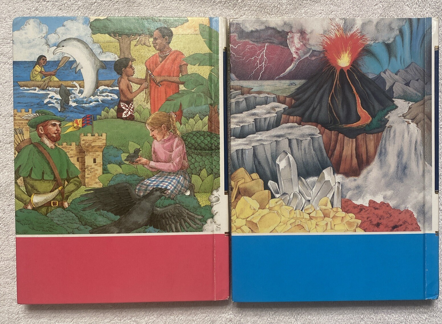 Childcraft How and Why Library Lot Of 7 Hardcover Volumes 2,3,4,7,8,14,15. 1988