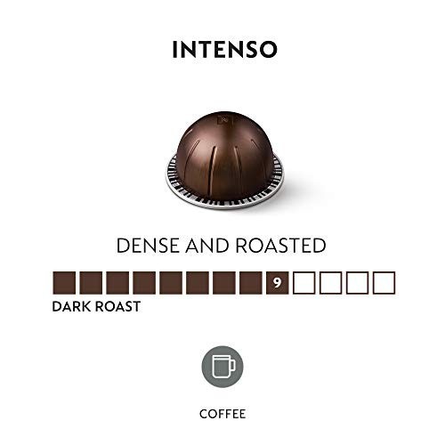 Nespresso Capsules Vertuo Dark Roast Coffee, 30-Count Coffee Pods, Brews 7.8oz