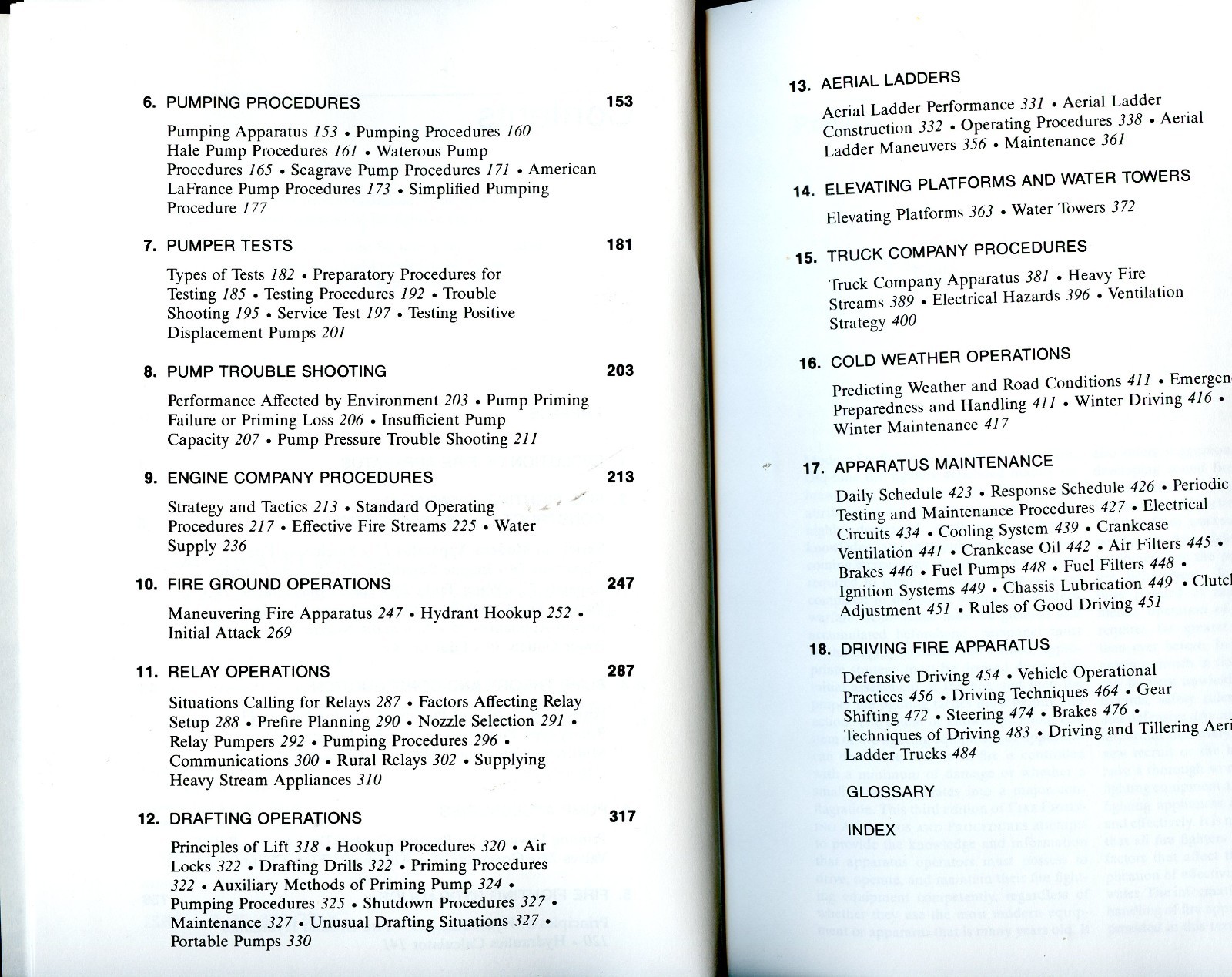 Fire Science – Fire Fighting Apparatus & Procedures, 3rd Ed, by; Erven, HC Book