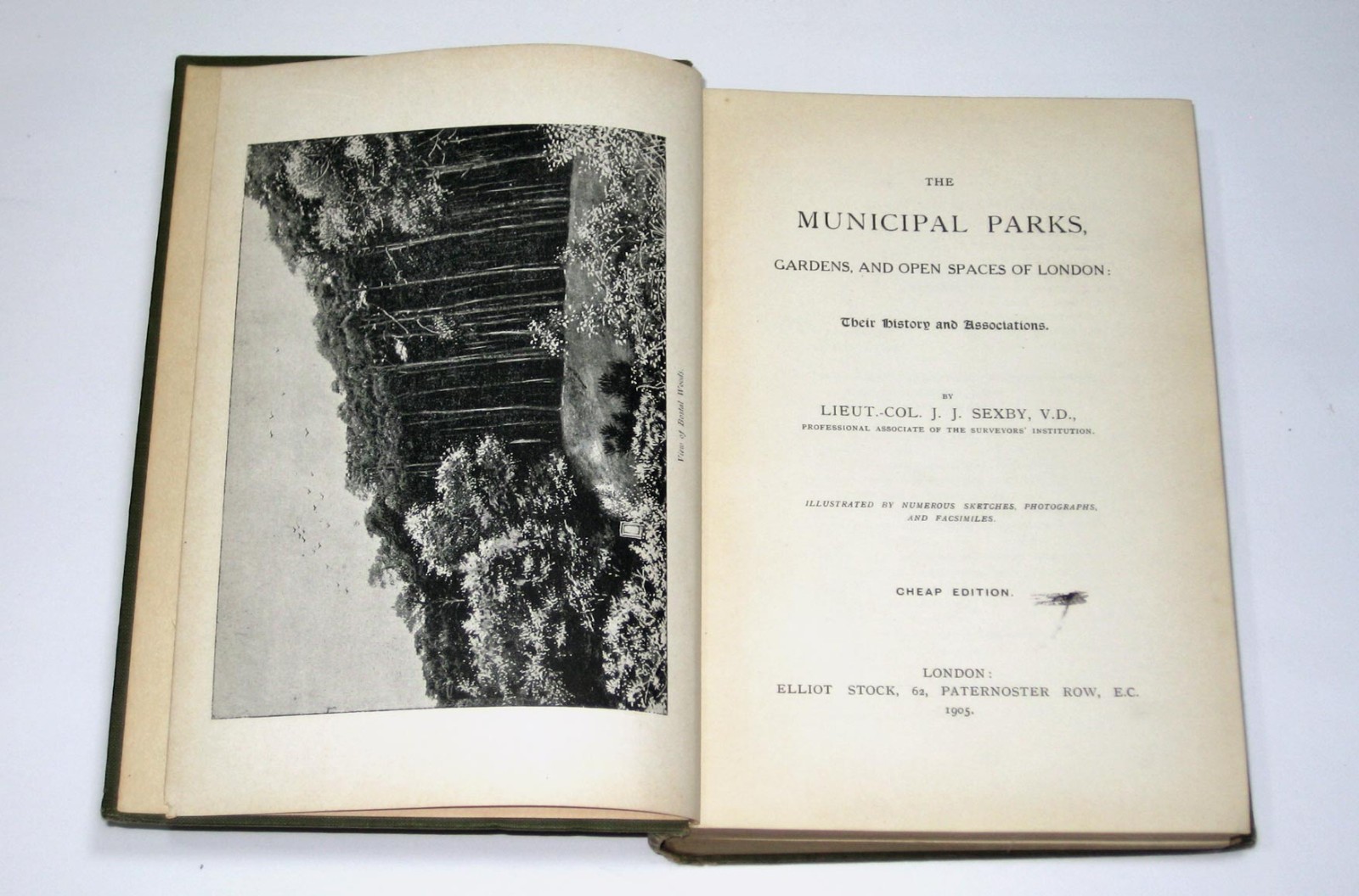 THE MUNICIPAL PARKS, GARDENS & OPEN SPACES OF LONDON : J. J. Sexby – 1905 – lll.