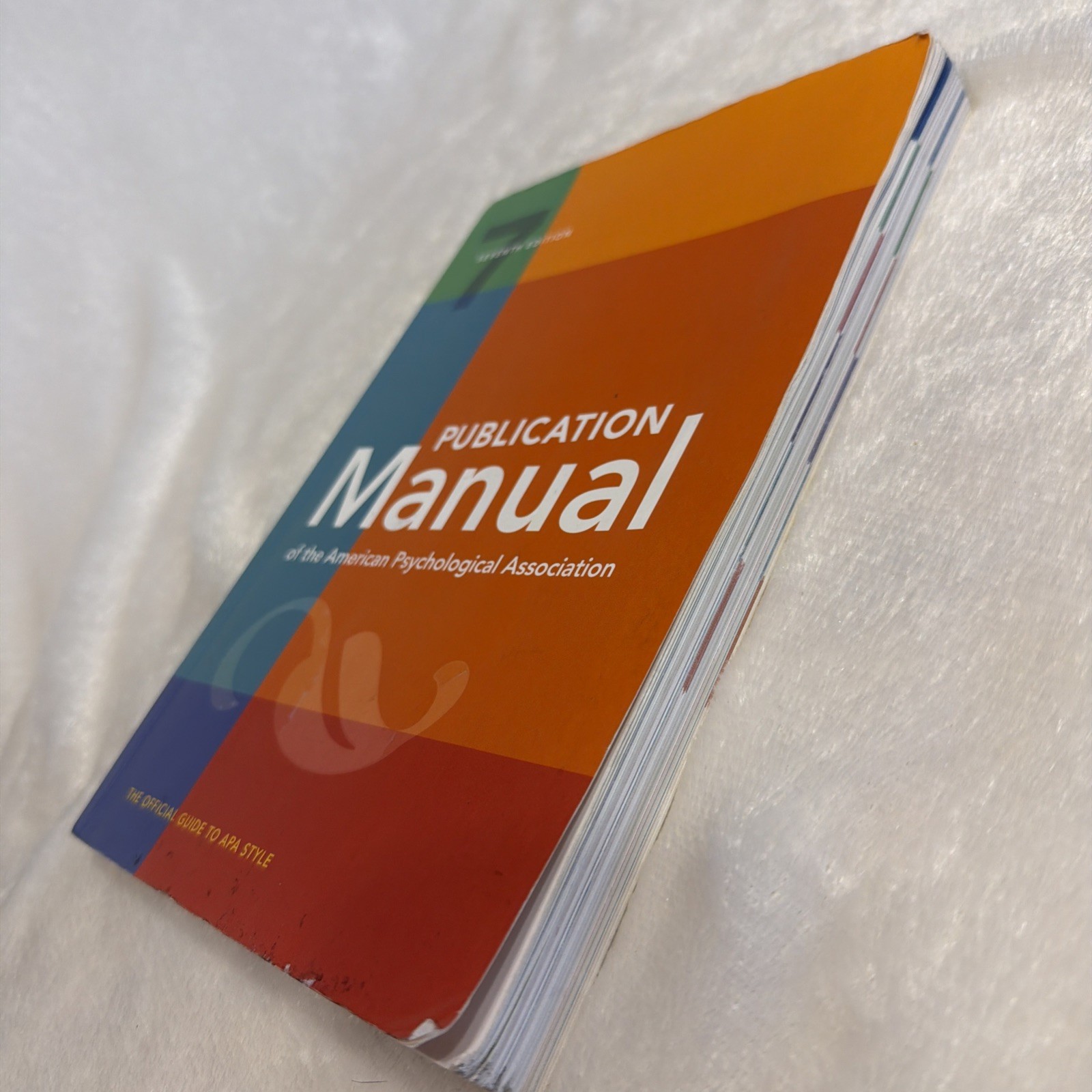 Publication Manual (OFFICIAL) 7th Edition of the American Psychological…