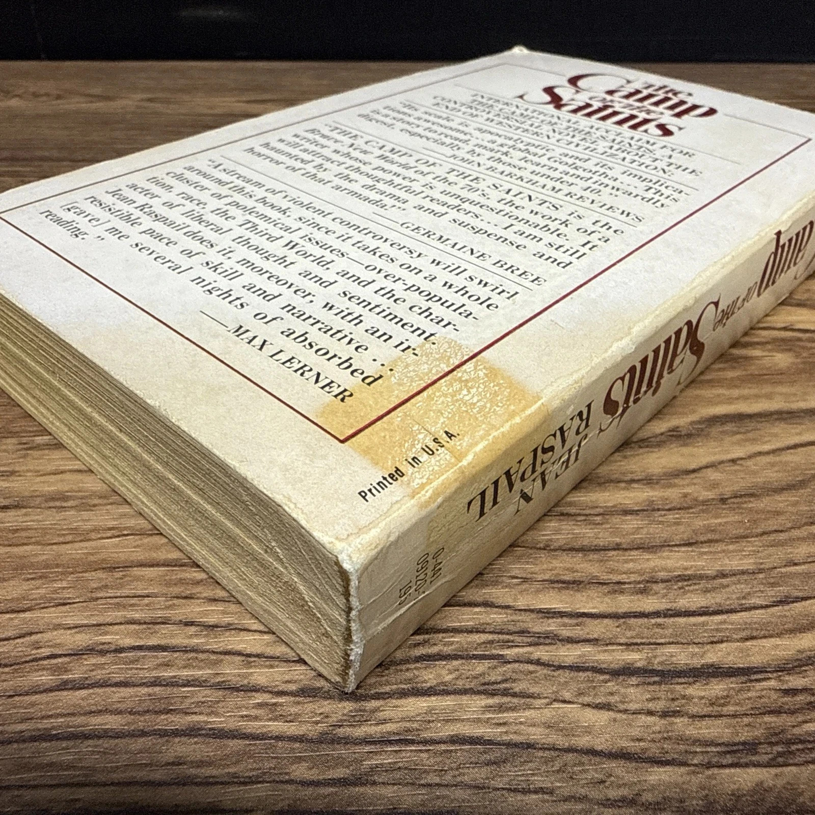 RARE Camp of the Saints by Jean Raspail Paperback 1977 – 1st First Ace Printing