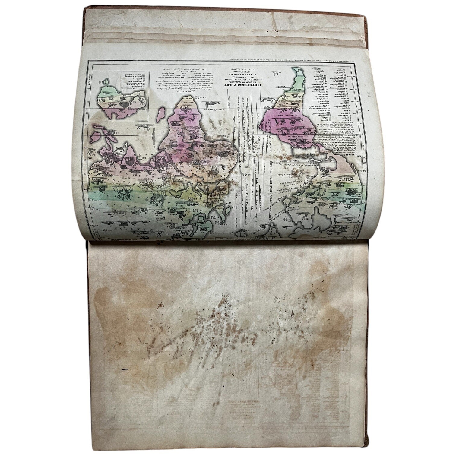 Antique Modern Atlas To Accompany Woodbridge Universal Geography 1840