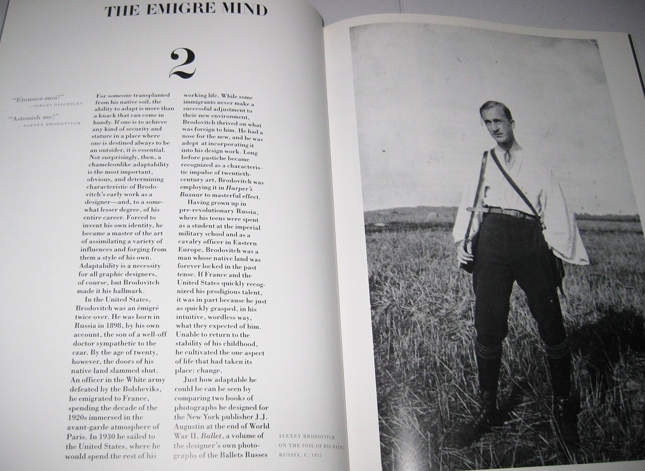 Brodovitch hardback design book 9.25 in. X 12.25, mint condition