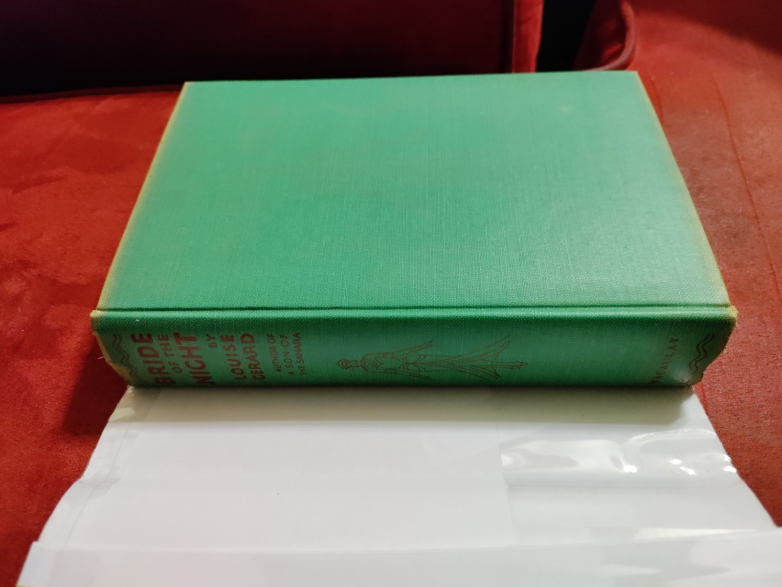 Bride of the Night by Louise Gerard 1930 HCDJ First Edition 2nd Printing