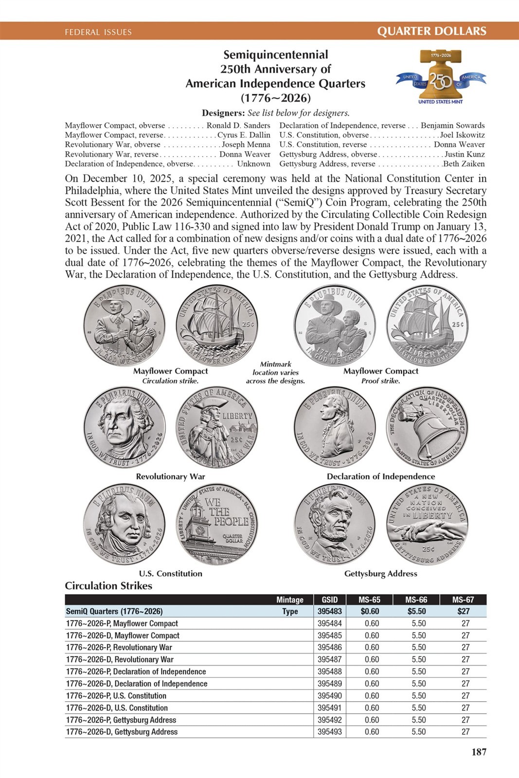 2027 Official Red Book Guide US Coins Catalog Anniversary Limited Numbered Ed