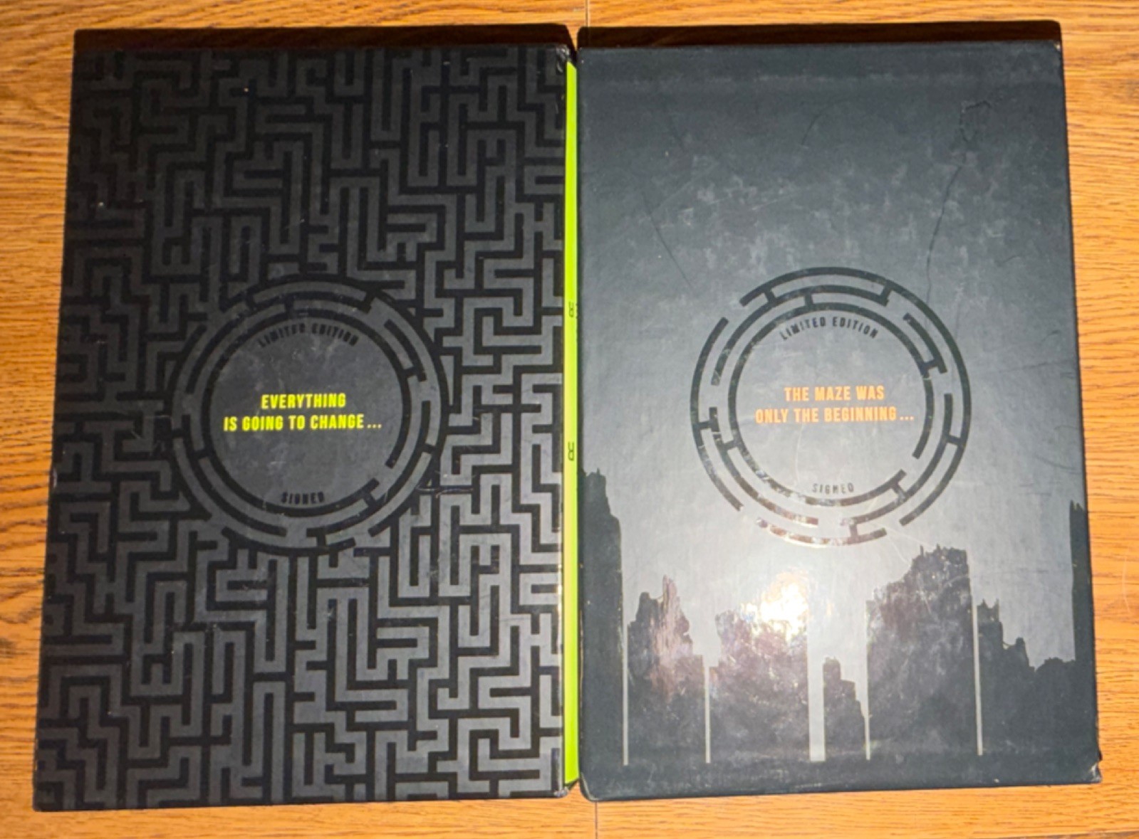 James Dashner Maze Runner & Scorch Trials Signed Limited Edition Slipcased Set