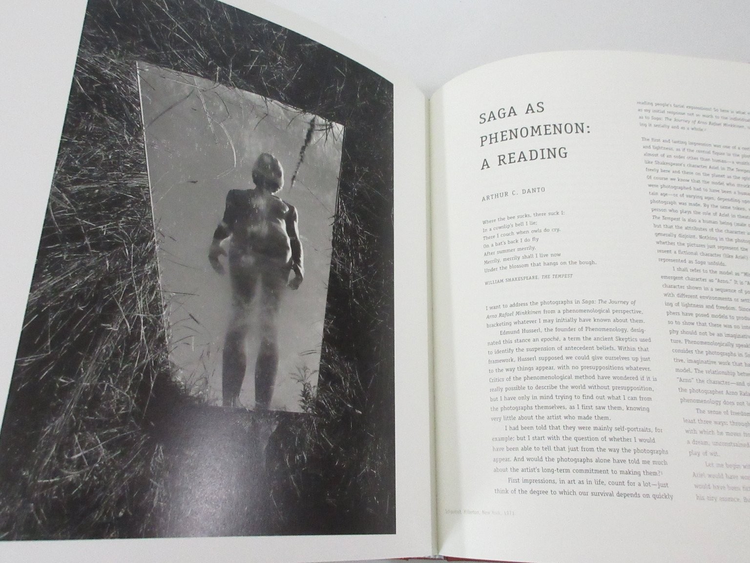 Saga Arno Rafael Minkkinen 2005 SIGNED First Edition Fine Art B&W Photo Book