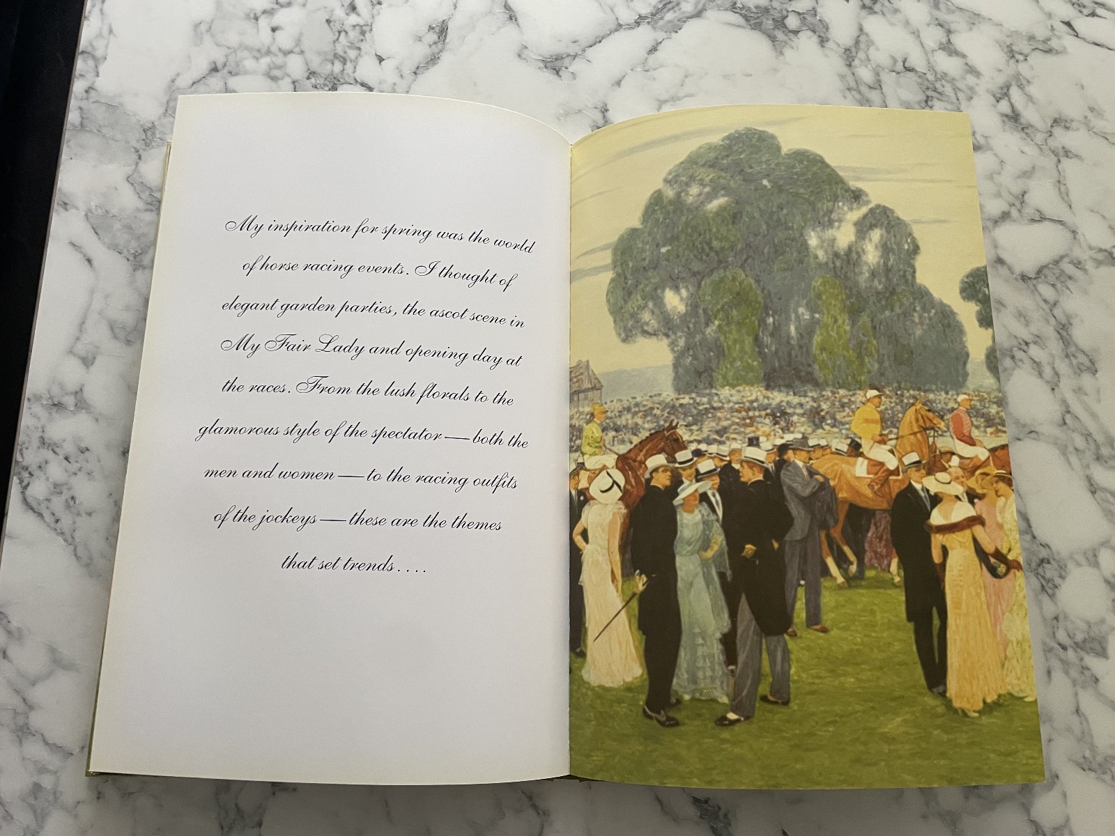 HUGE RARE 1st ED RALPH LAUREN 40TH ANNIV 88 PAGES FASHION DESIGN HARDCOVER BOOK