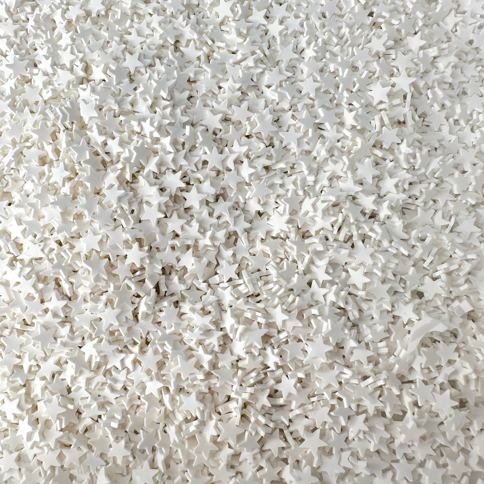 FAKE White Star, Astrology Polymer Clay Sprinkle (NOT EDIBLE, 5MM/10MM)