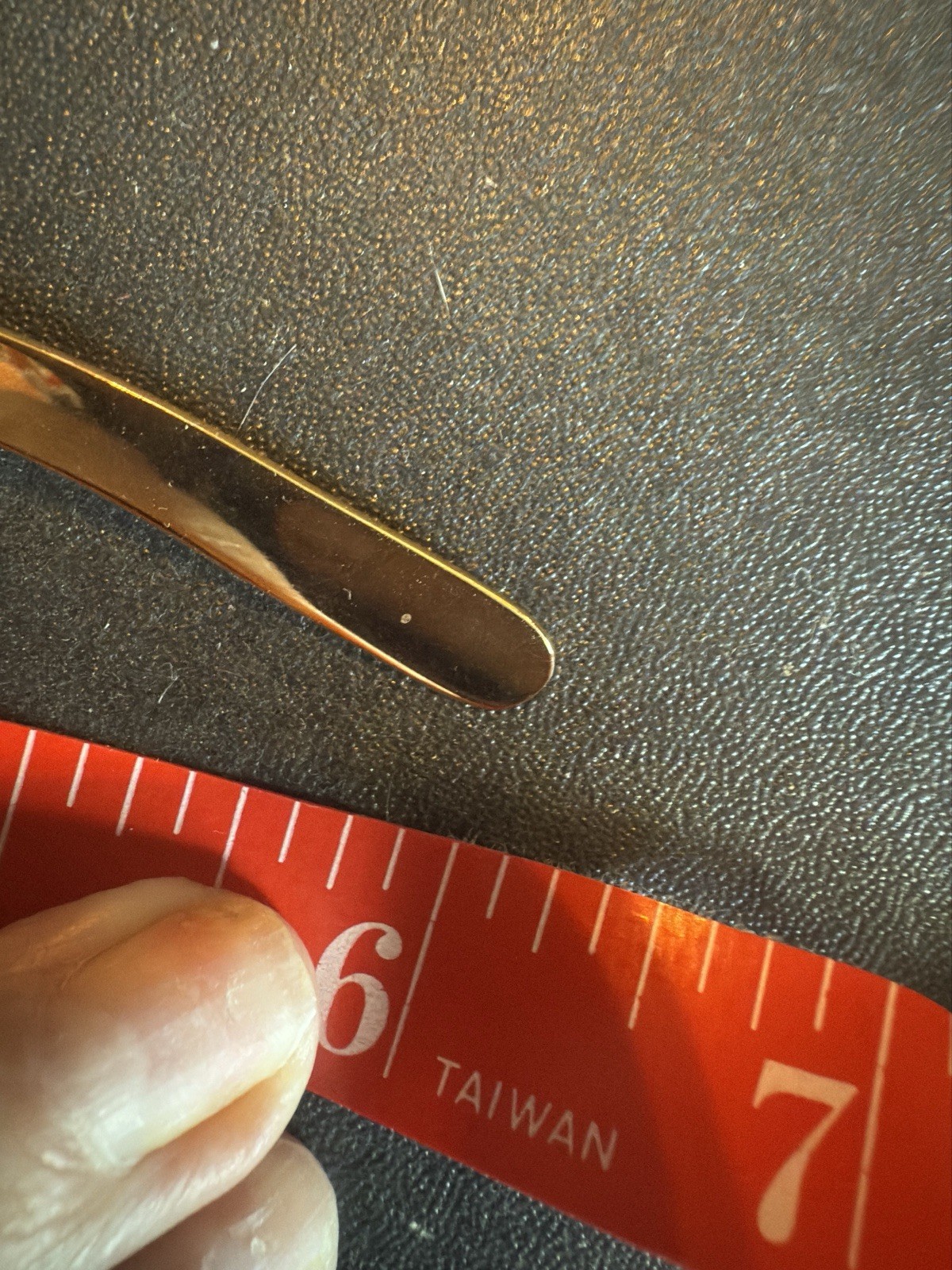 Brass Hook Style Bookmark 6″ Long Appx 30g Vintage Unique