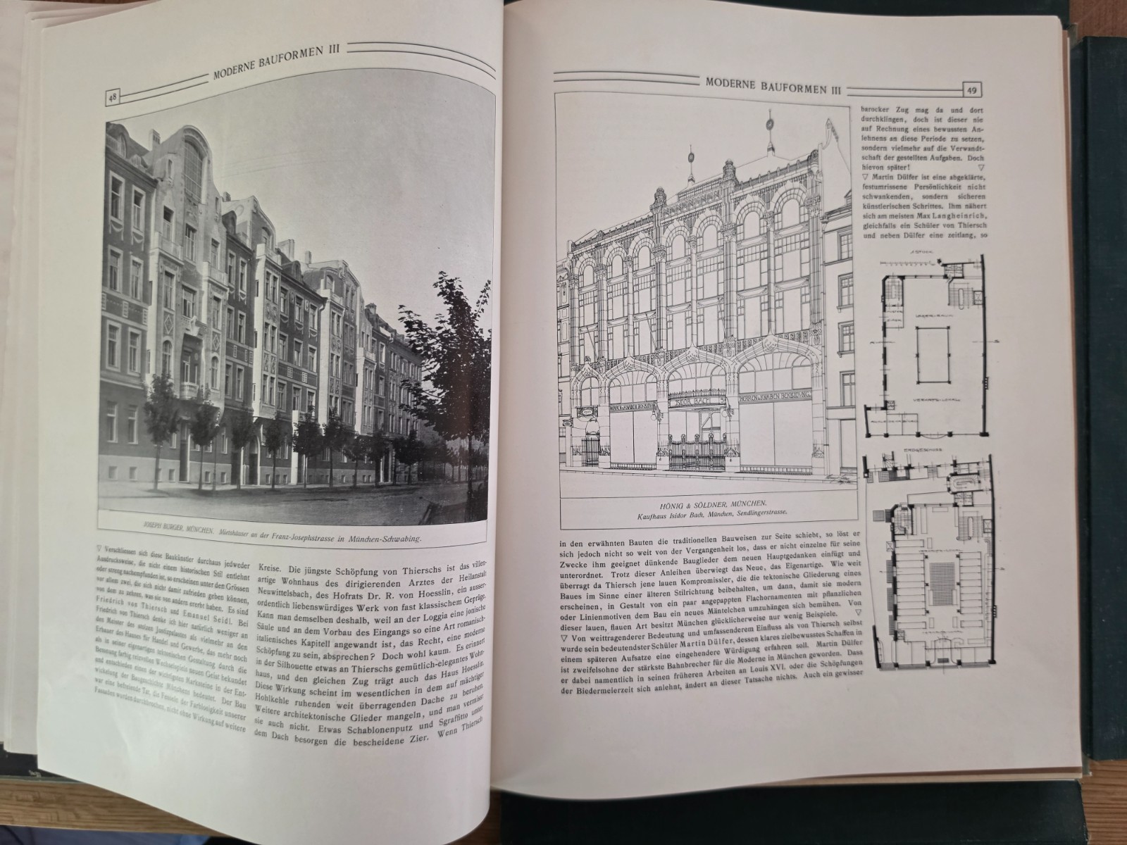 1904 Moderne Bauformen – M. J. Gradl – 84 Mostly Color Plates – Art Nouveau