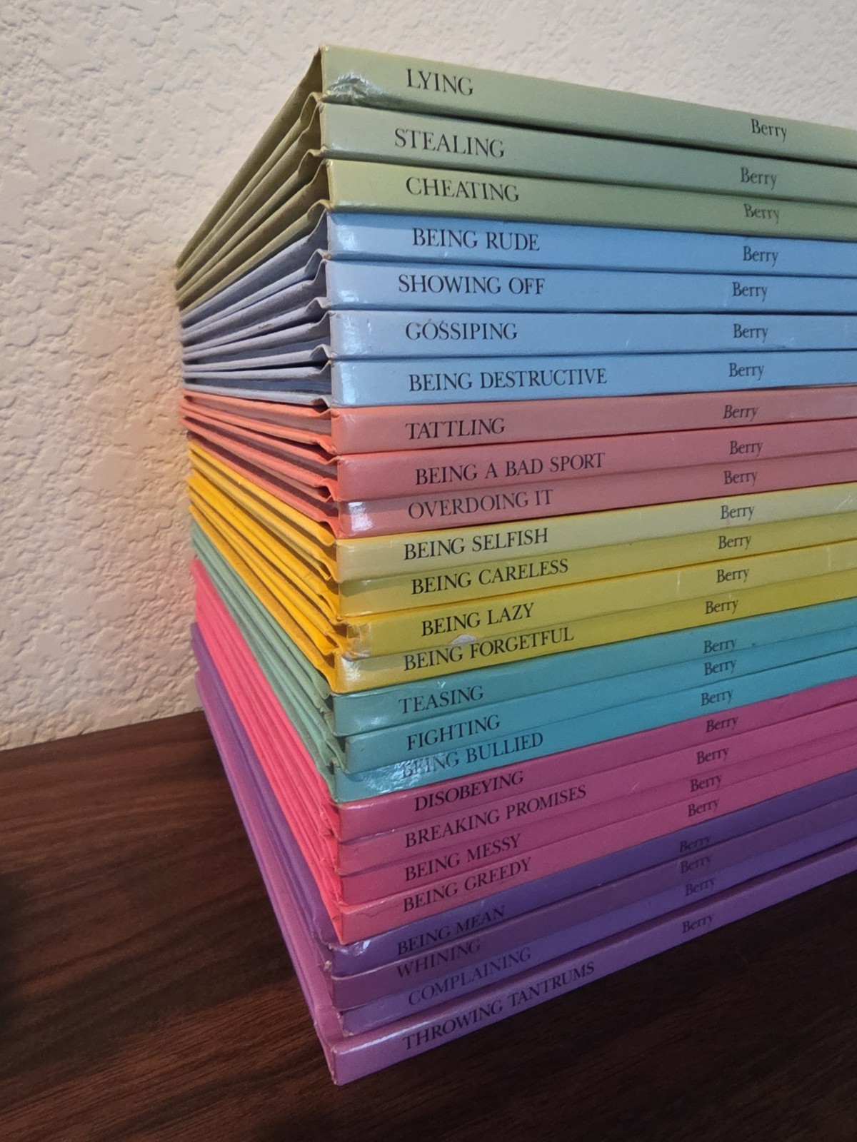 Lot of 25 HELP ME BE GOOD Series Set HC Books by Joy Berry Teaches Manners