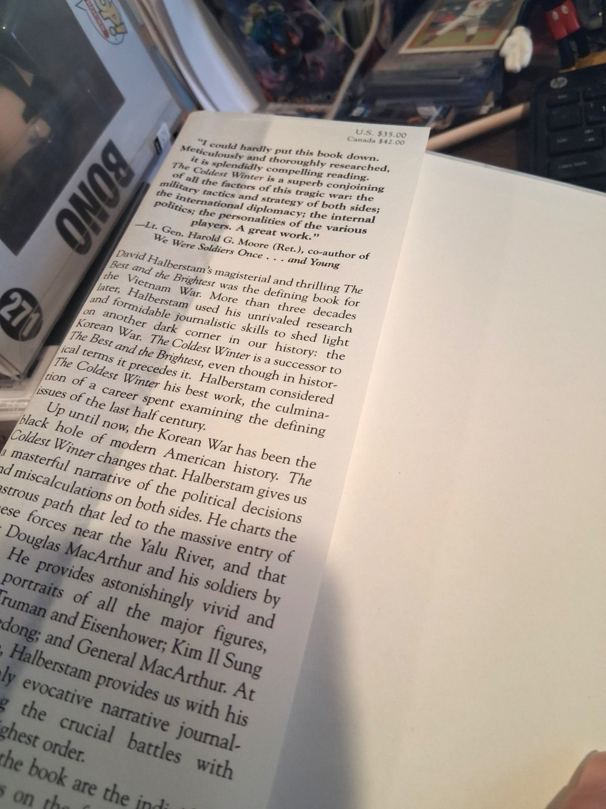 THE COLDEST WINTER: AMERICA AND THE KOREAN WAR BY DAVID HALBERSTAM, 719 PAGES