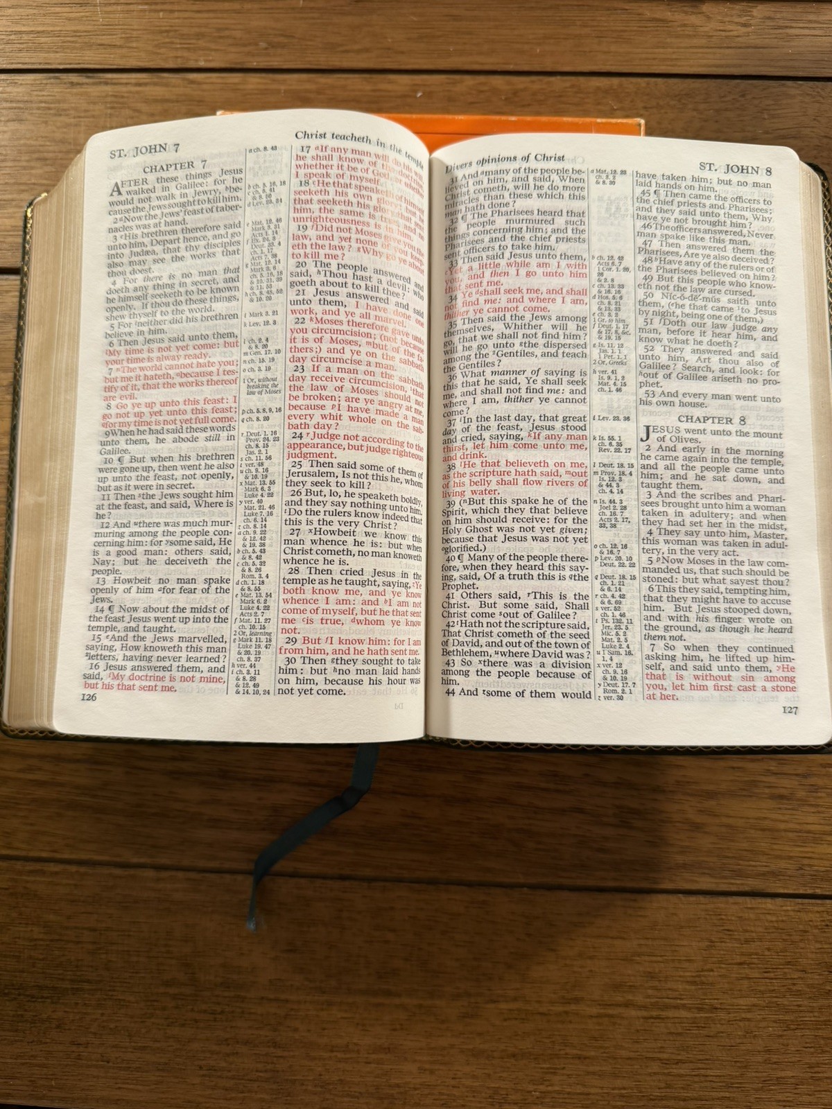 ULTRA RARE BIBLE / Zondervan Imperial line KJV Reference Bible – Green Calfskin
