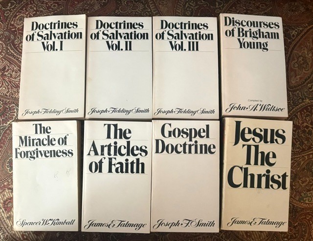 8 LDS Mormon Missionary Reference Library Paperback Set Gospel Doctrine Vintage