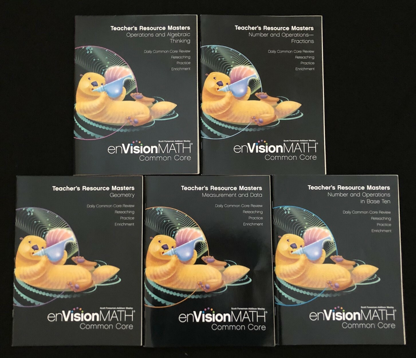 3rd Grade – TEACHER’S RESOURCE MASTERS (5 book set) (2012, Pearson)