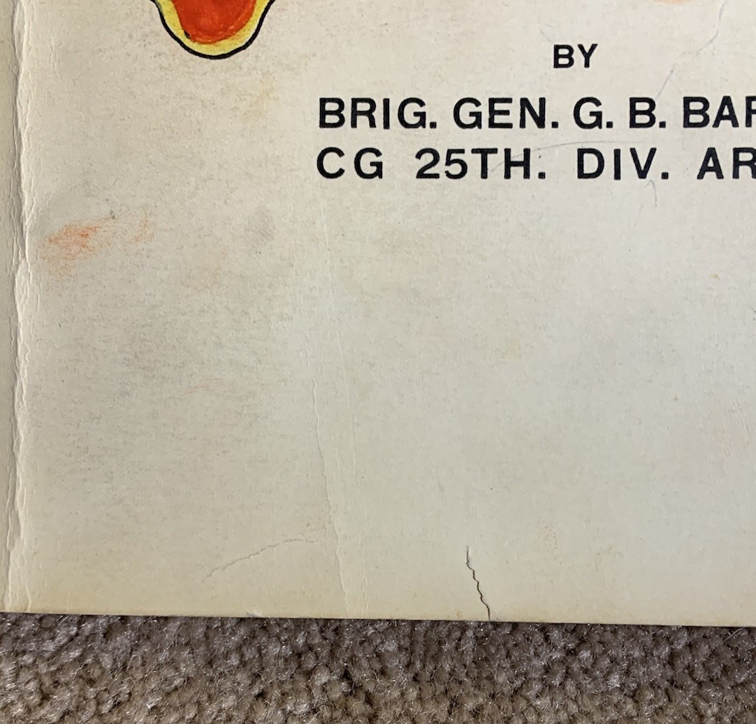 TROPIC LIGHTNING AND TARO LEAF IN KOREA 1950 MILITARY WAR BOOK INCLUDES 12 MAPS!