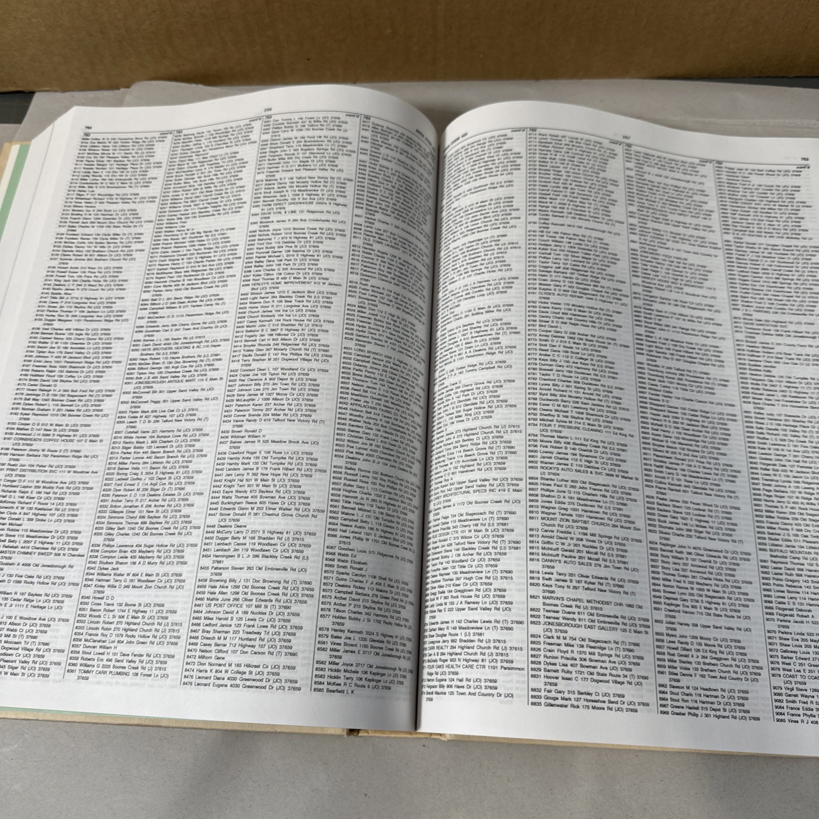 Bristol Virginia Tennessee City Directory Cross Reference Directory 1996 Polk