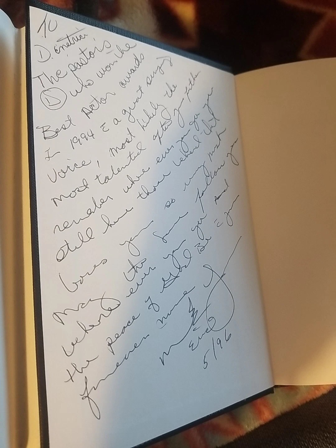 Selected Poems Signed by Mark Eric Lyons Hardcover 1992 1st Edition