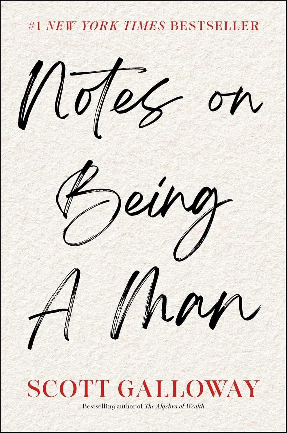 Notes on Being a Man by Scott Galloway (2025, Hardcover) *NEW