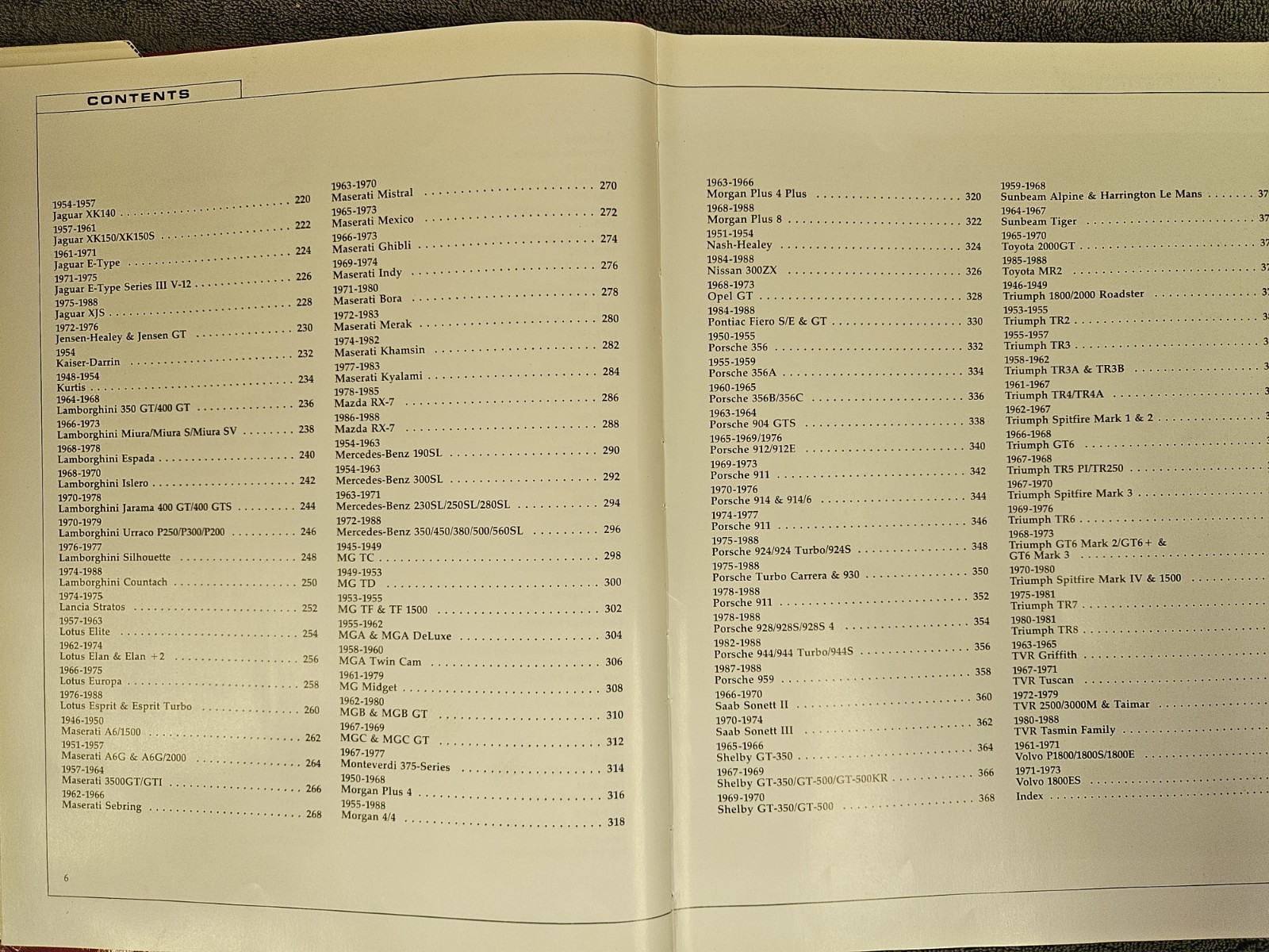 The Great Book of Sports Cars 1988 Hardcover Consumer Guide 420 Pages DJ