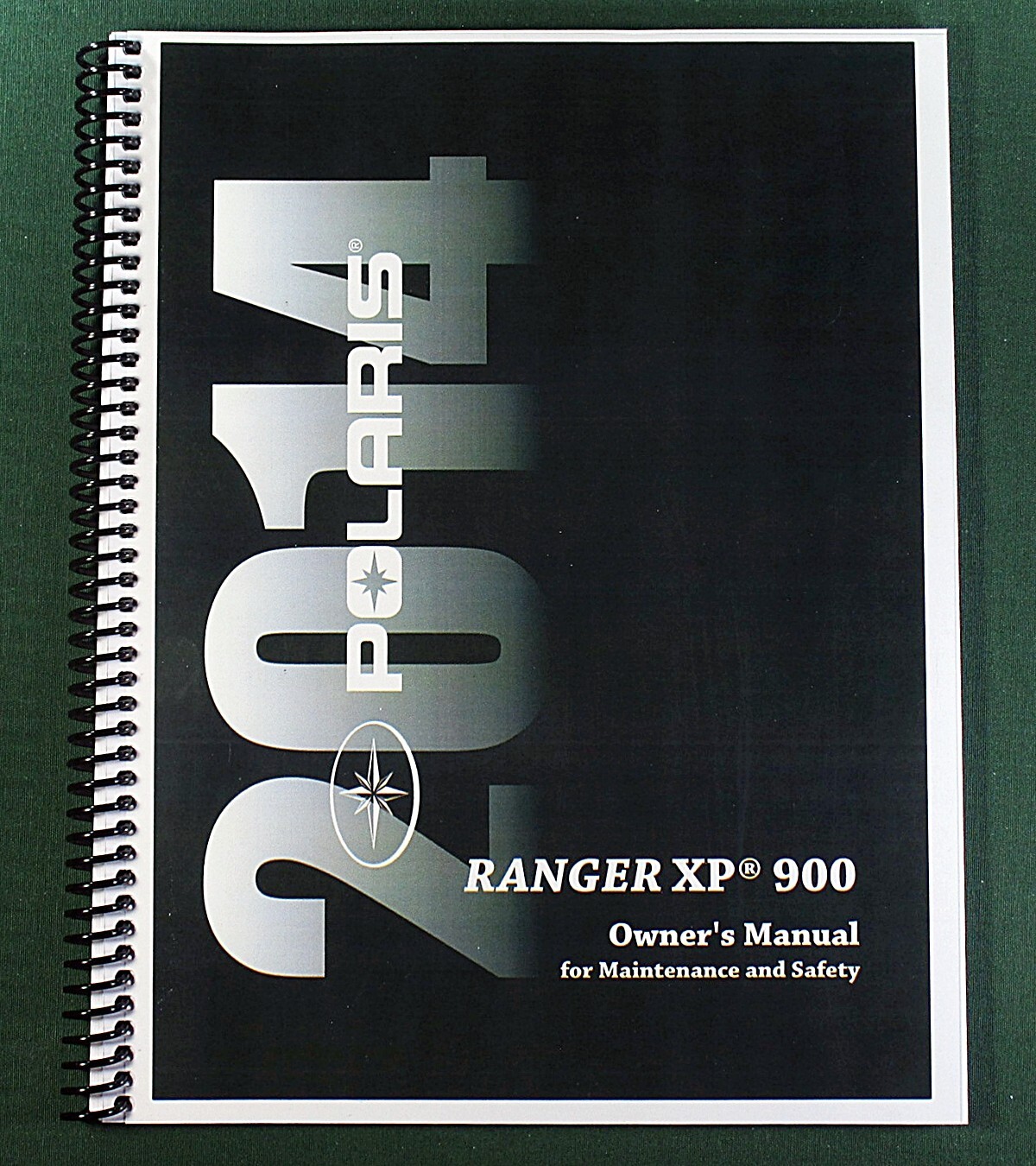 2014 Polaris Ranger XP 900 Owner’s Manual: 109 Pages & Protective Covers!