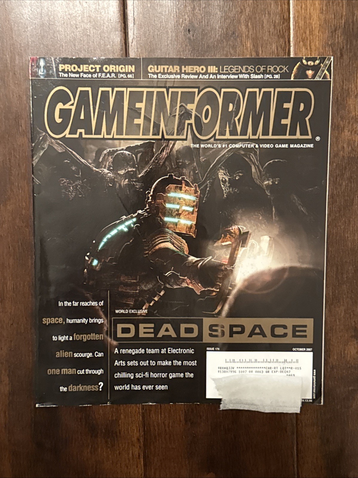 Game Informer Issue #174 October 2007 Dead Space 136 Pages Of Gaming Information