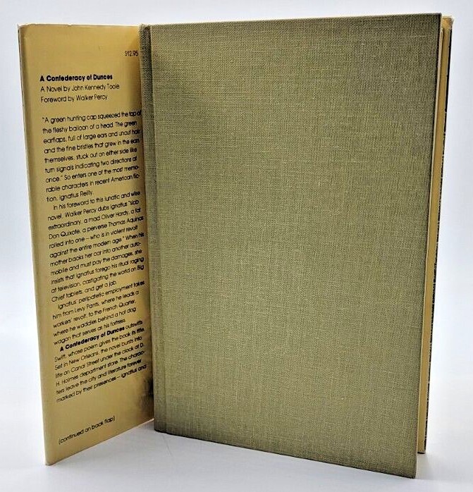 CONFEDERACY OF DUNCES John Kennedy Toole PULITZER PRIZE 1st Edition 3rd Prt 1980