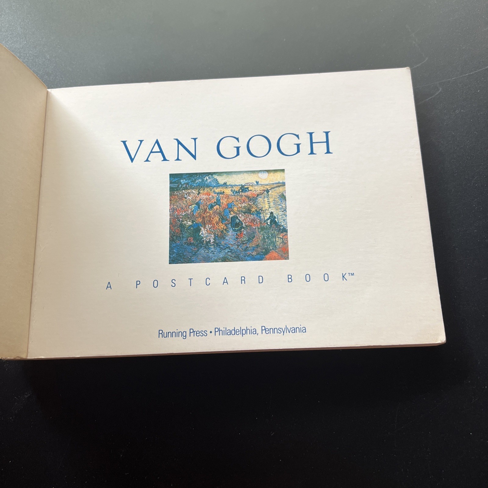 Van Gogh, A Postcard Book; 1988; Running Press; ISBN: 0-89471-648-4