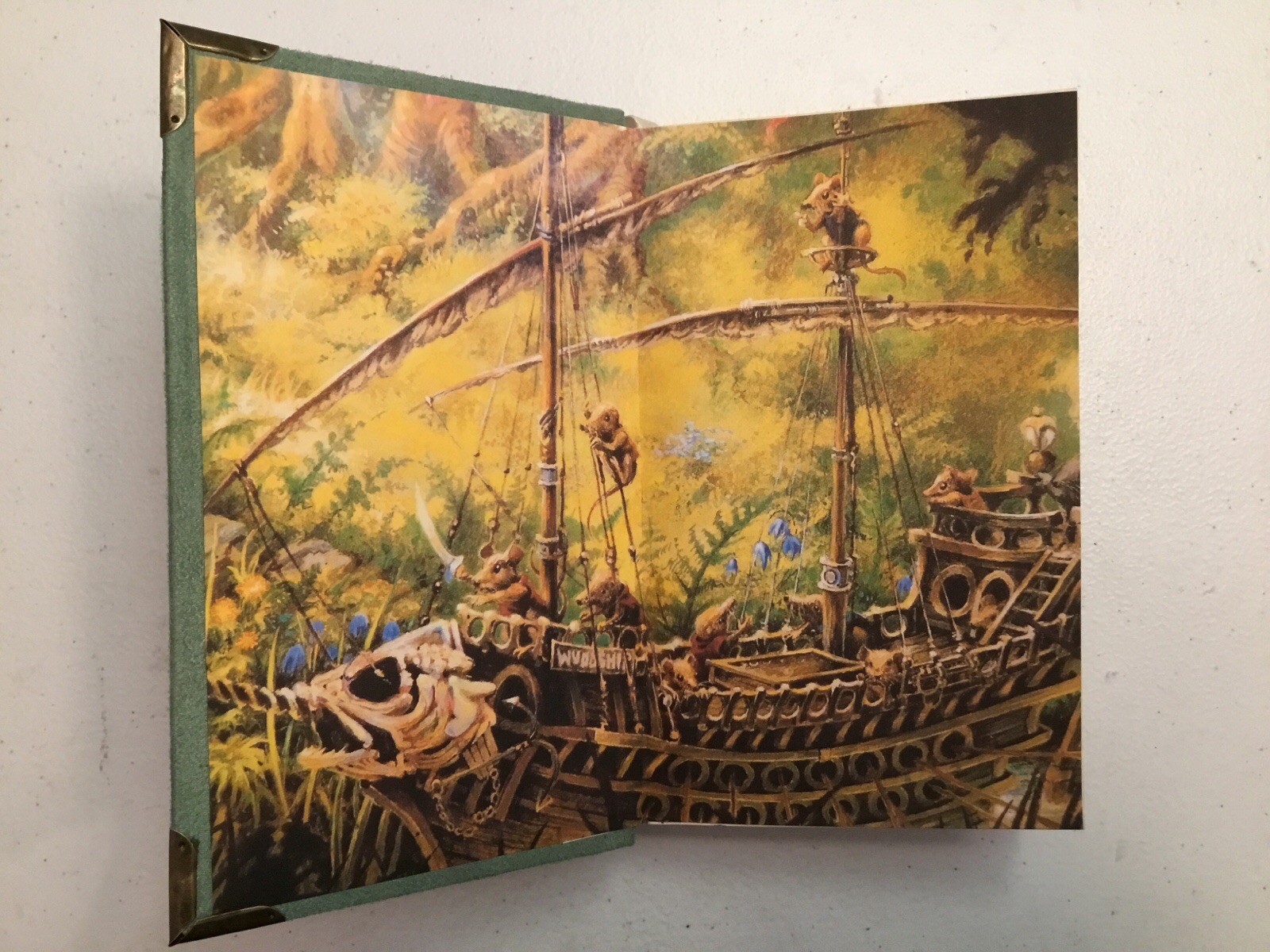 Brian Jacques, Redwall Series Books 1-5, Custom Bound in Suede, Mossflower