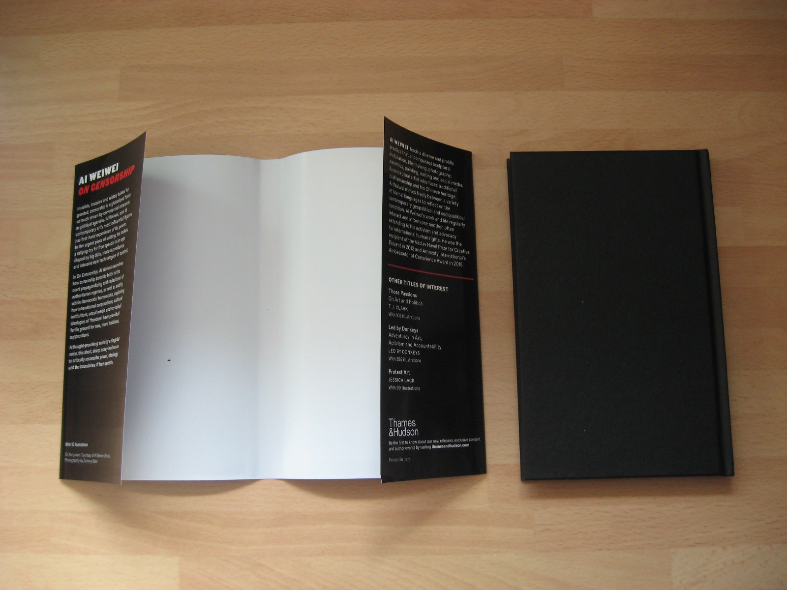 Ai Weiwei Signed On Censorship 1st artist essay China free speech State control