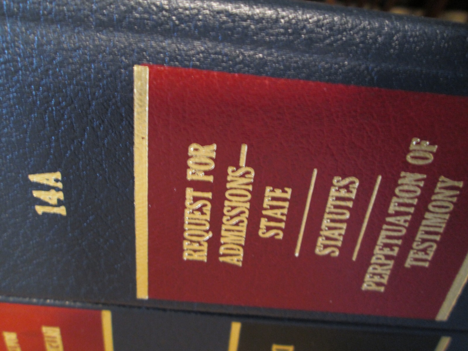 Benders Forms of Discovery Vol 14A Interrogatories Law Statute Book Reference
